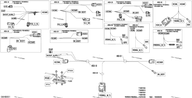 Electric - Junction Wiring Harness - 710007023