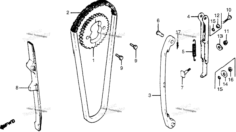 Cam Chain + Tensioner
