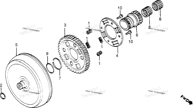 Cm400a Torque Converter 79-81