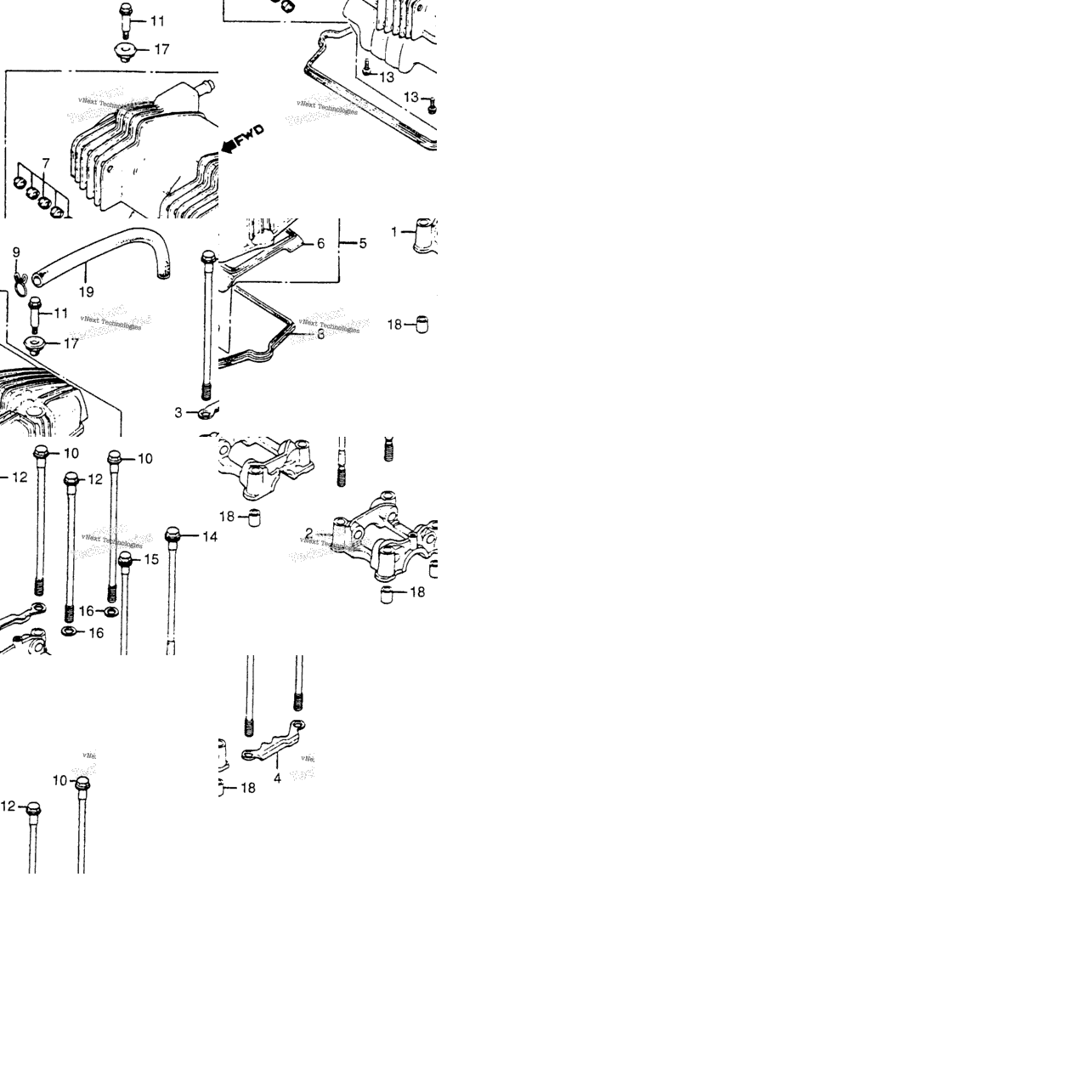 Cylinder Head Cover + Camshaft Holder