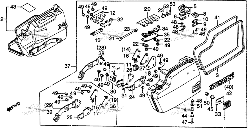 Gl500i Saddlebag