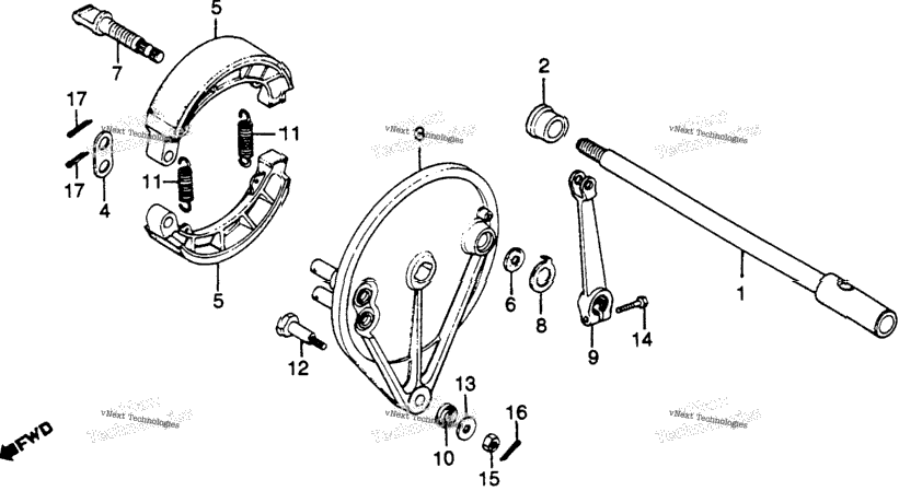 Rear Brake Panel