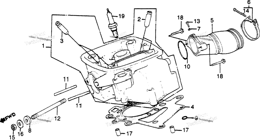 Right Cylinder Head