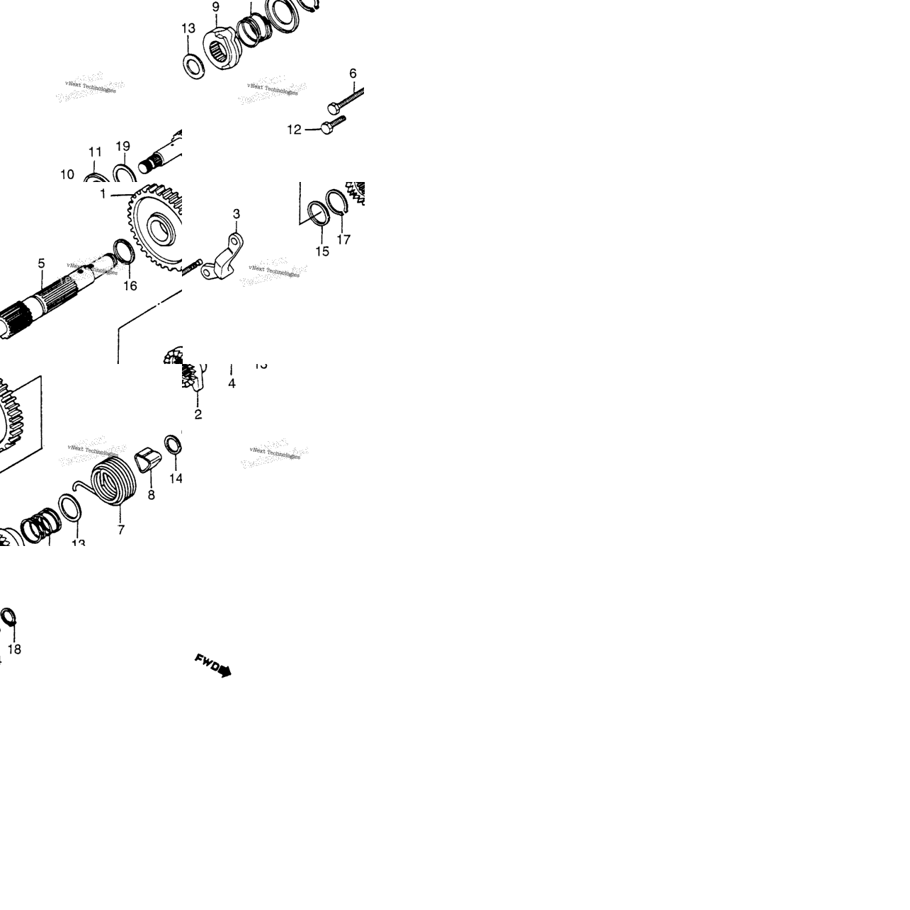 Kick Starter Spindle