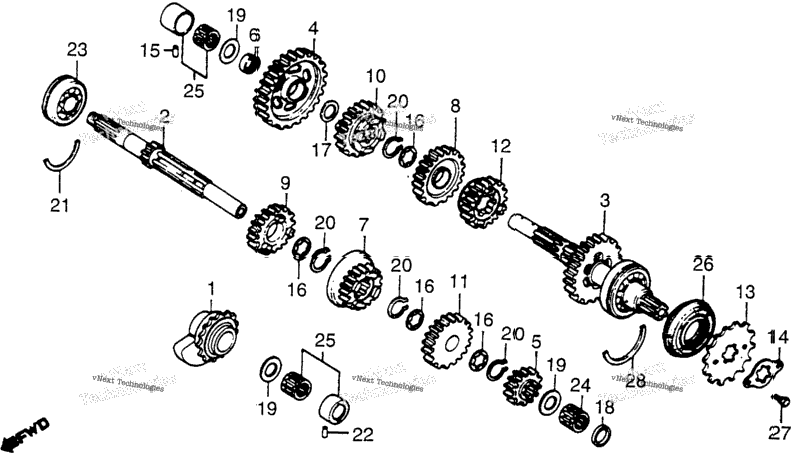 Rear Balancer + Transmission