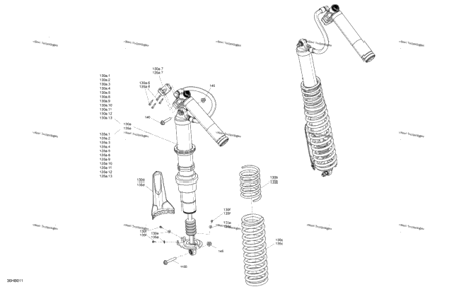 Suspension - Rear Shocks - Without Smart-Shox
