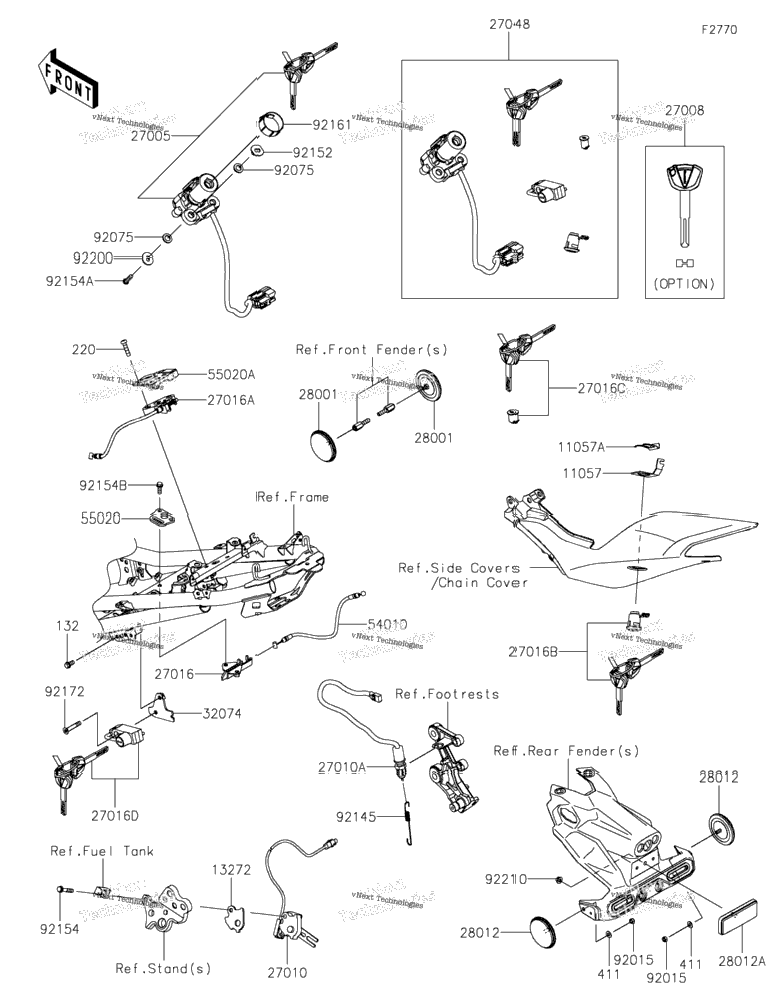 Ignition Switch/Locks/Reflectors