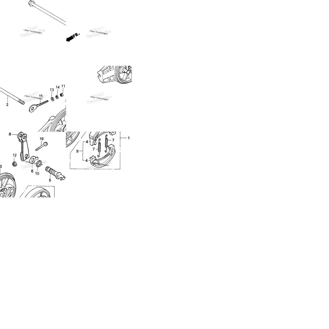 Rear Brake Panel