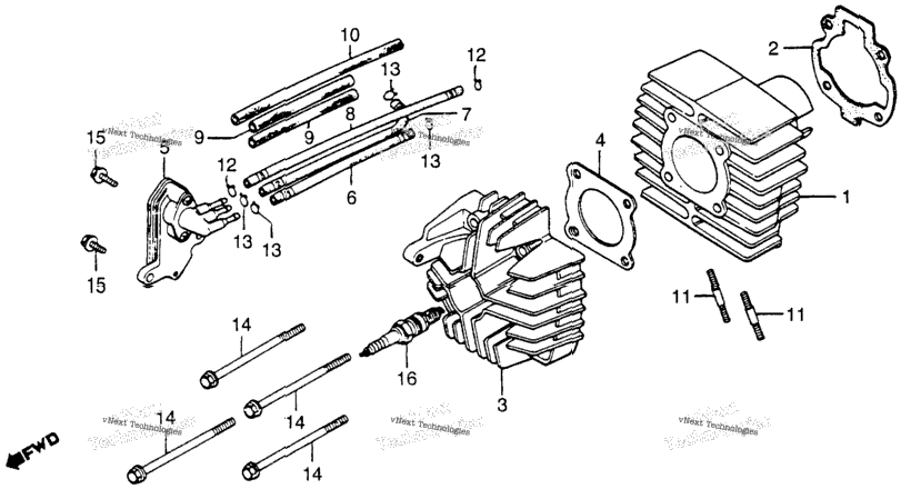 Cylinder + Cylinder Head