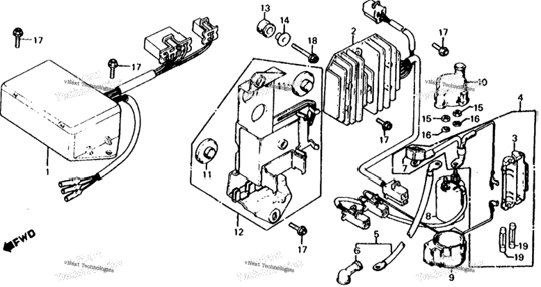 Electric Plate + C.D.I. Unit 80