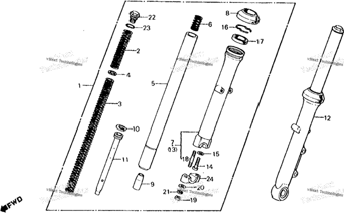 Front Fork 80