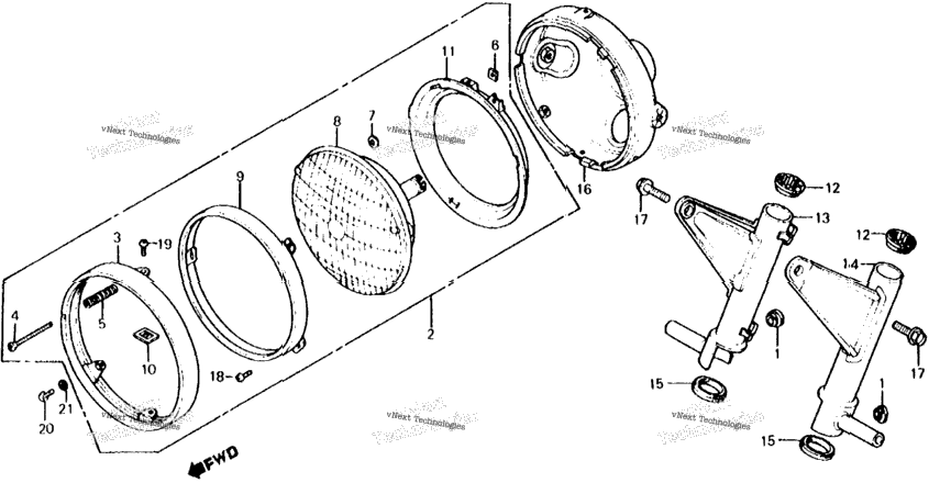 Headlight 80
