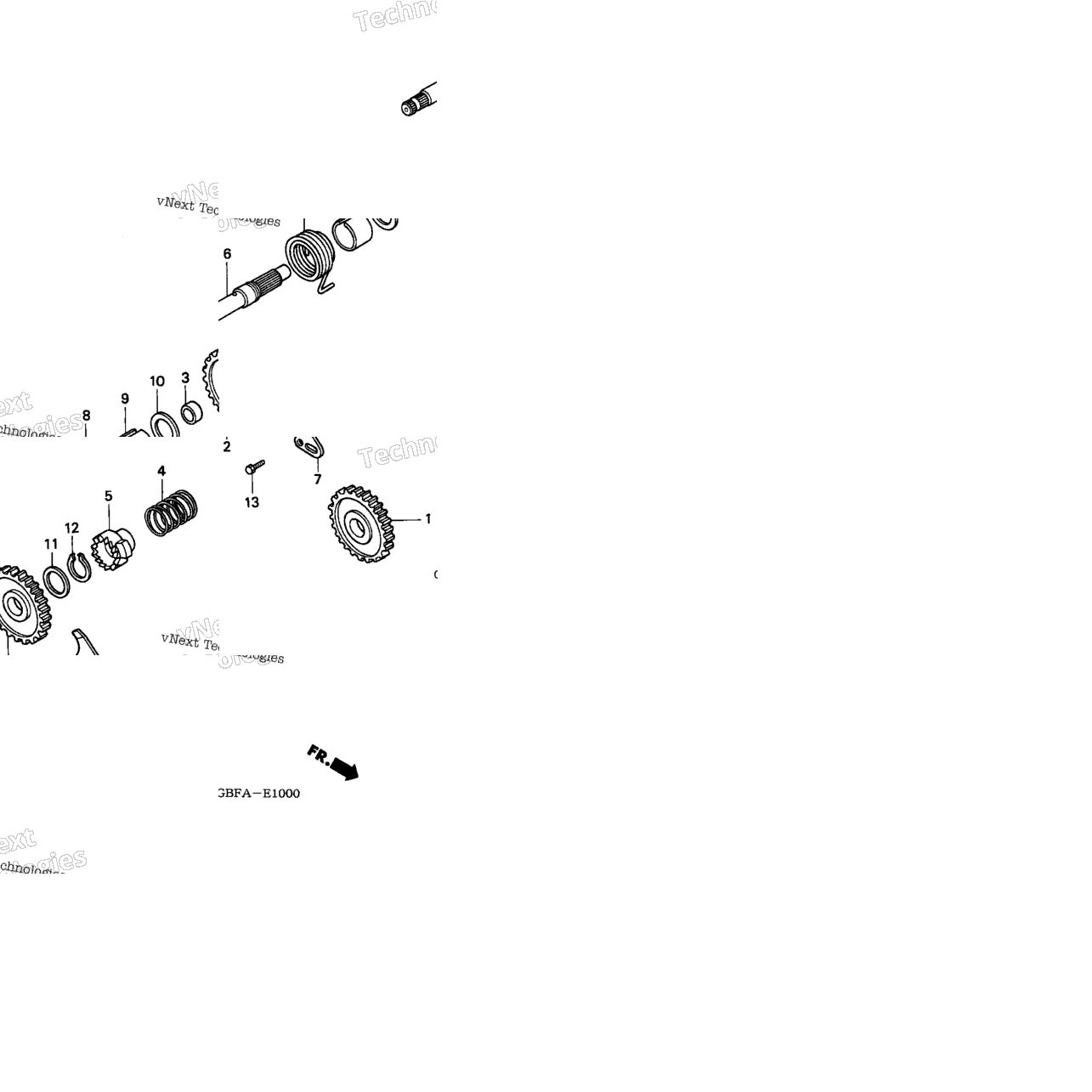 Kick Starter Spindle