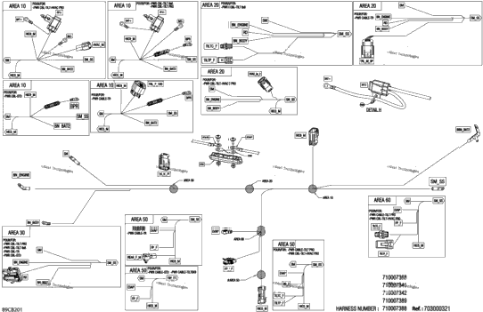 Electric - Voltage Regulator Wiring Harness - 710007388
