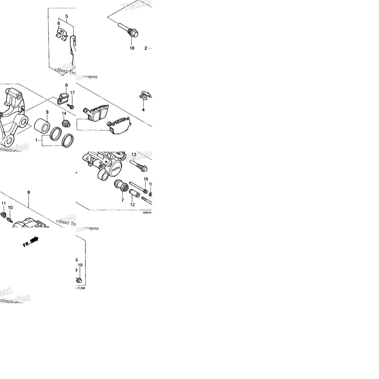 Rear Brake Caliper
