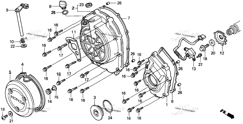 Right Crankcase Cover 96-97