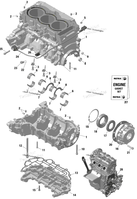 Rotax - Crankcase