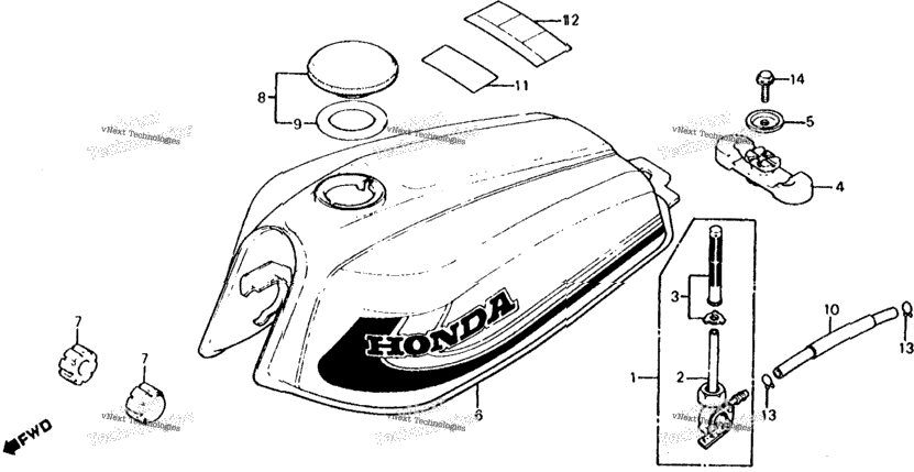 Fuel Tank 79-80