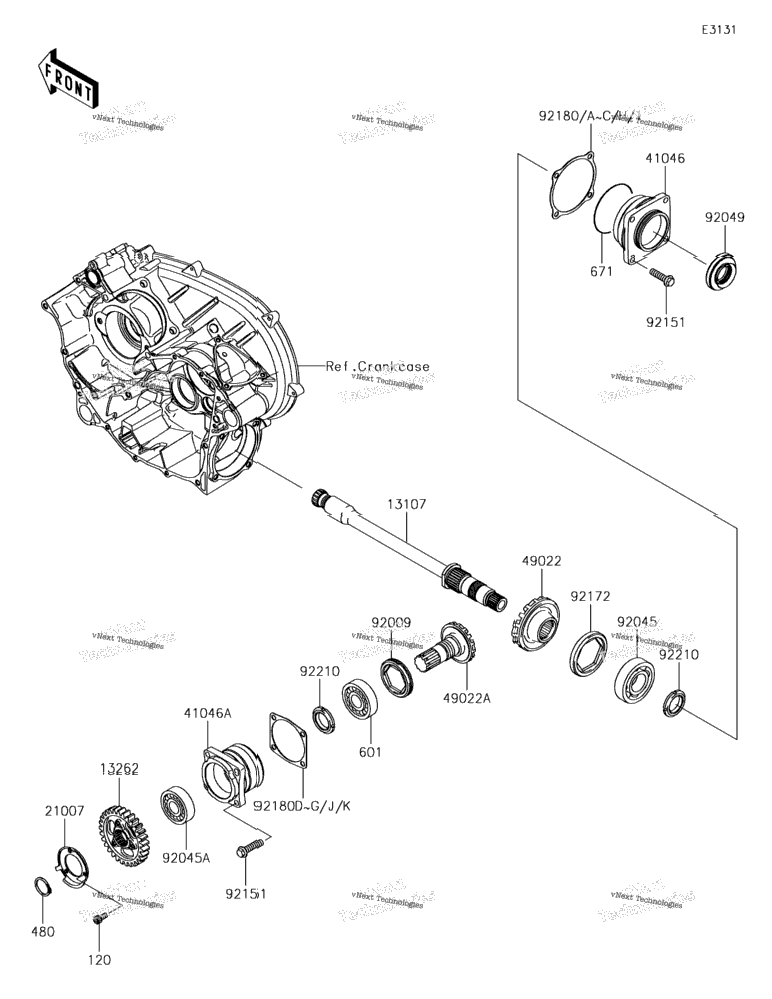 Front Bevel Gear
