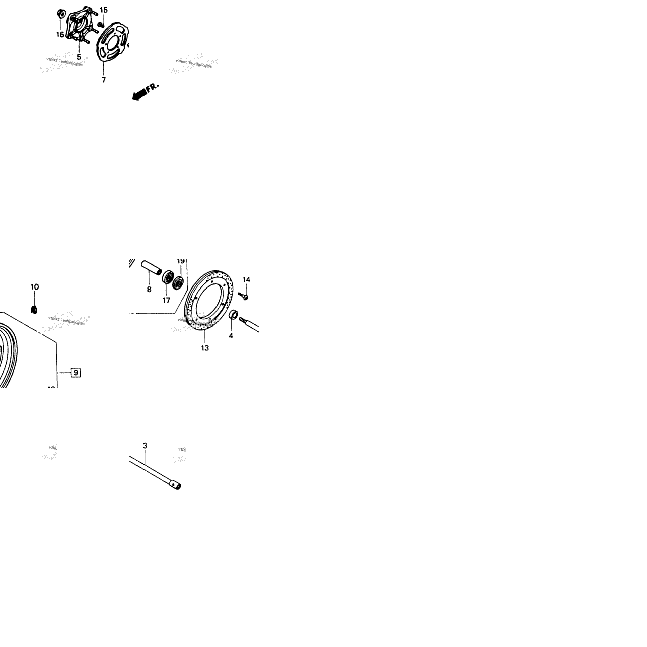 Rear Wheel 1100