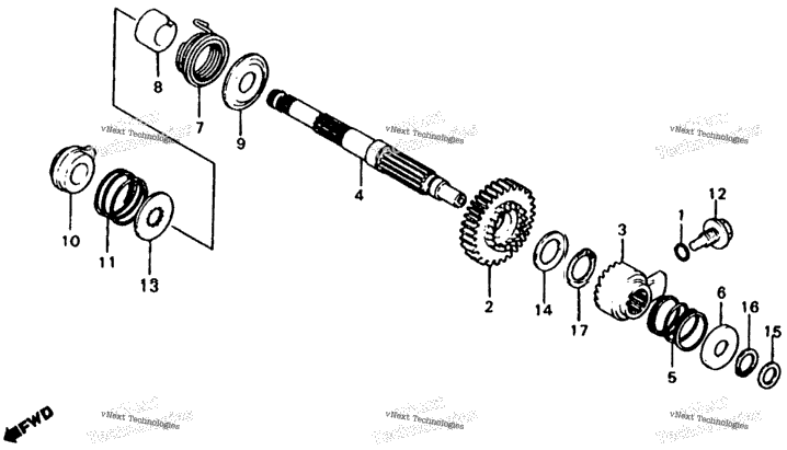 Kick Starter Spindle