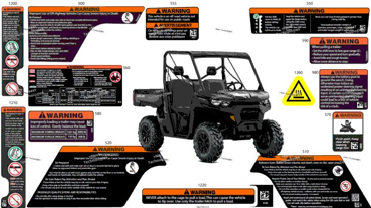 Body - Warning Decals