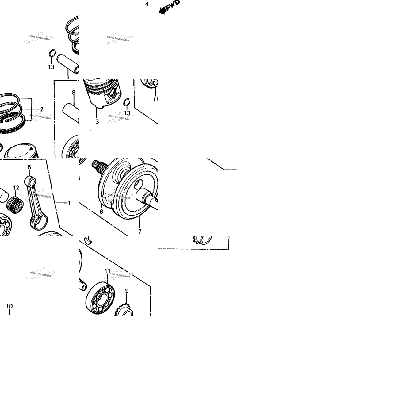 Crankshaft + Piston