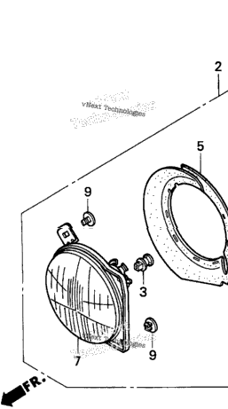 Headlight 93-94