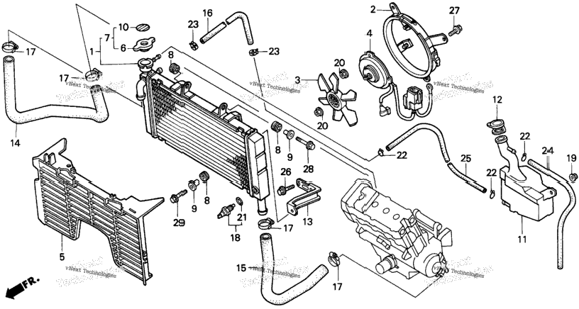 Radiator 93-95