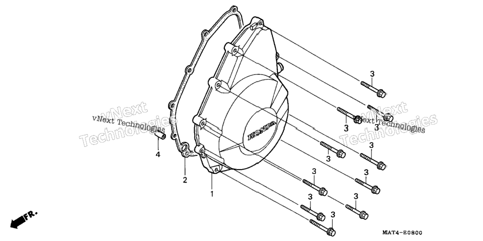 Left Crankcase Cover