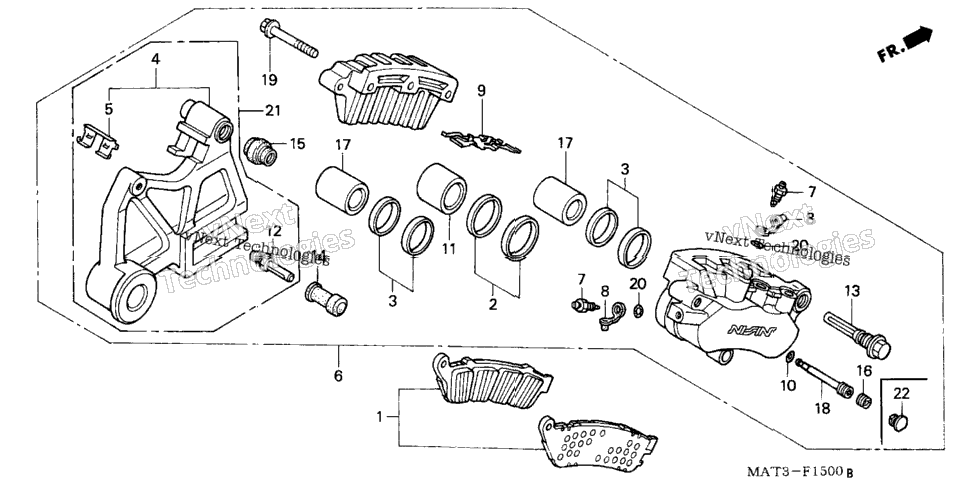 Rear Brake Caliper
