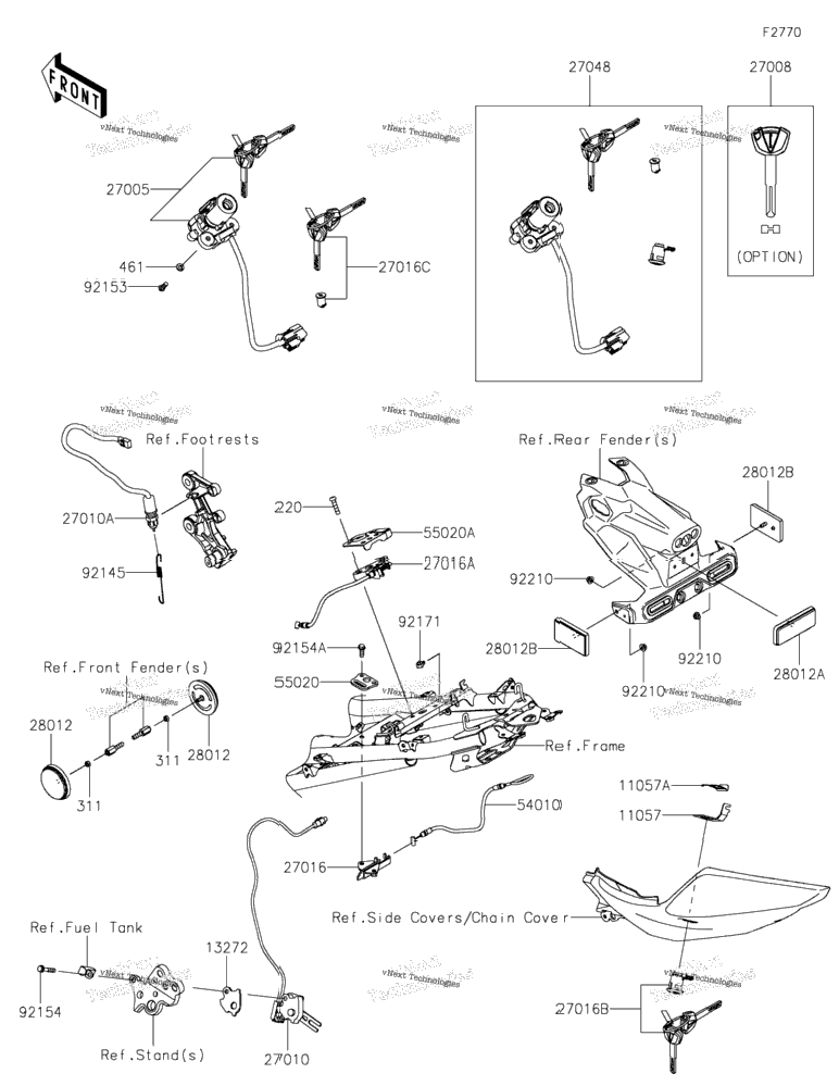 Ignition Switch/Locks/Reflectors