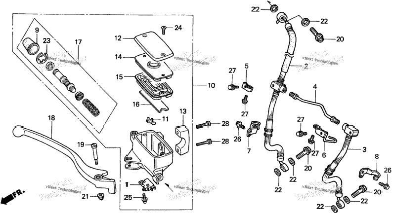 Fr. Brake Master Cyl
