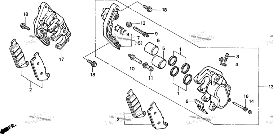 Front Brake Caliper