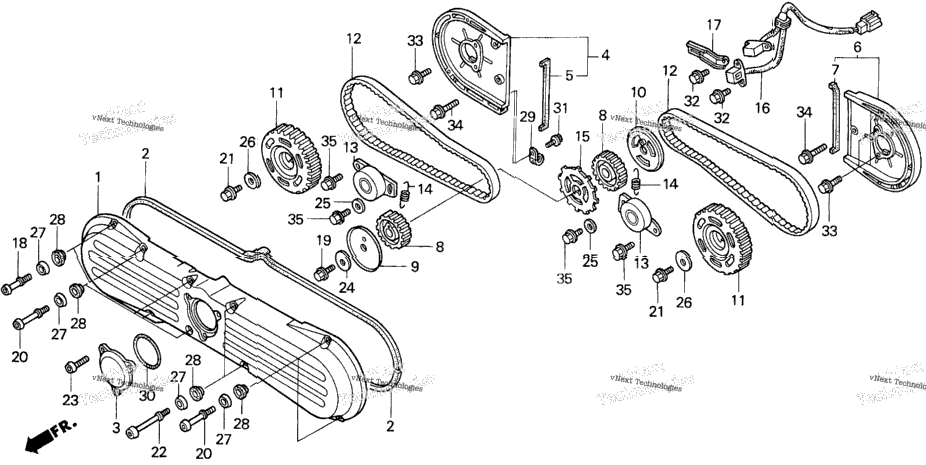 Front Cover + Timing Belt