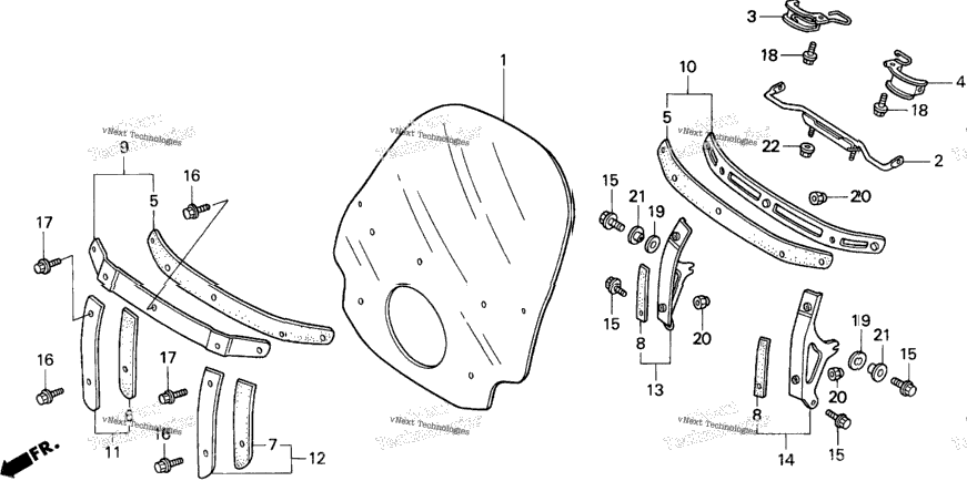 Gl1500ctwindscreen