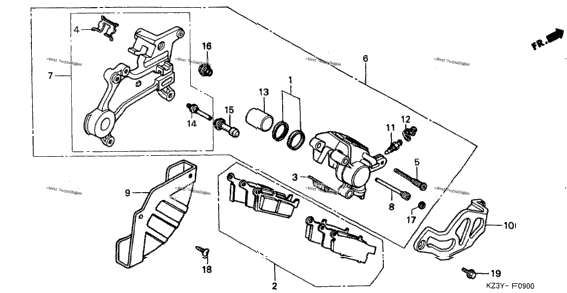 Rear Brake Caliper