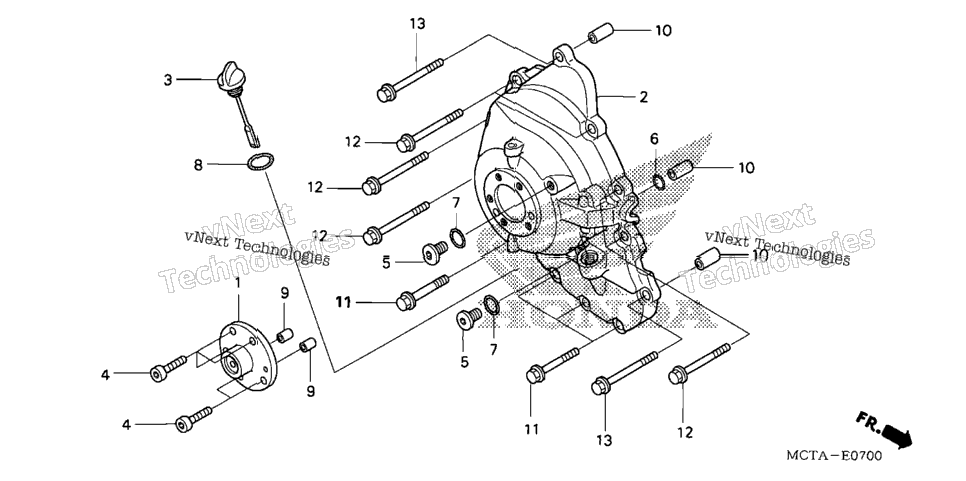 Right Crankcase Cover