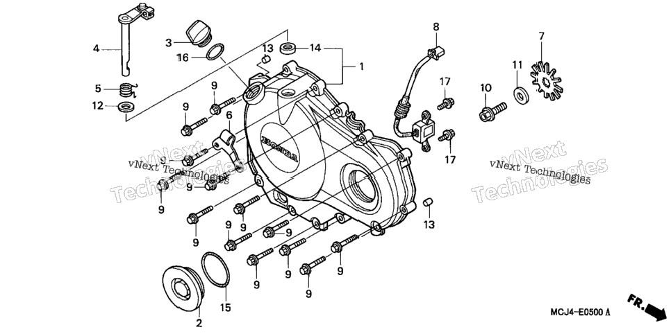 Right Crankcase Cover