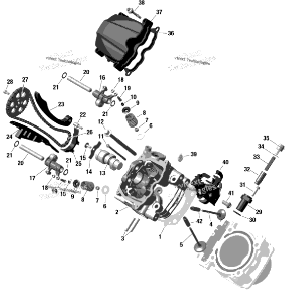 Rotax - Front Cylinder Head