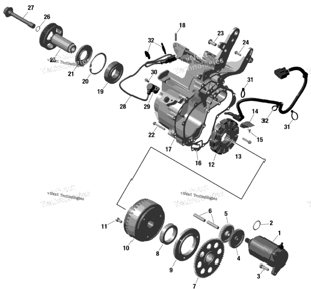 Rotax - Magneto And Electric Starter
