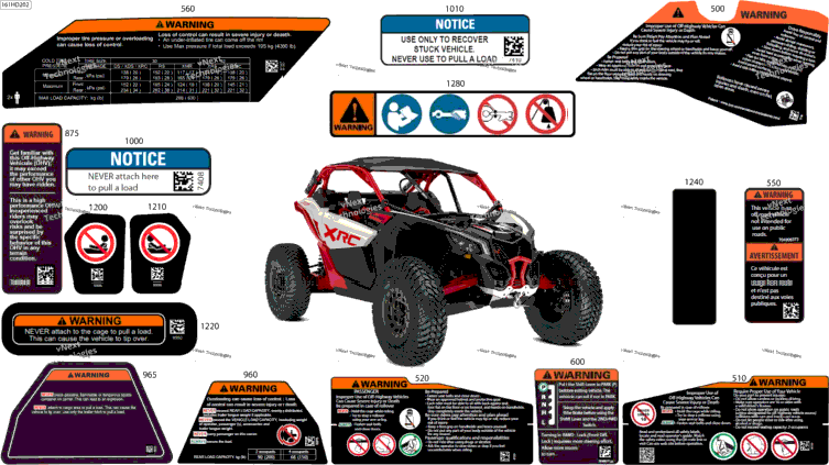 Body - Warning Decals