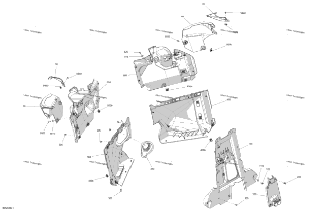 Cab Interior - Firewall