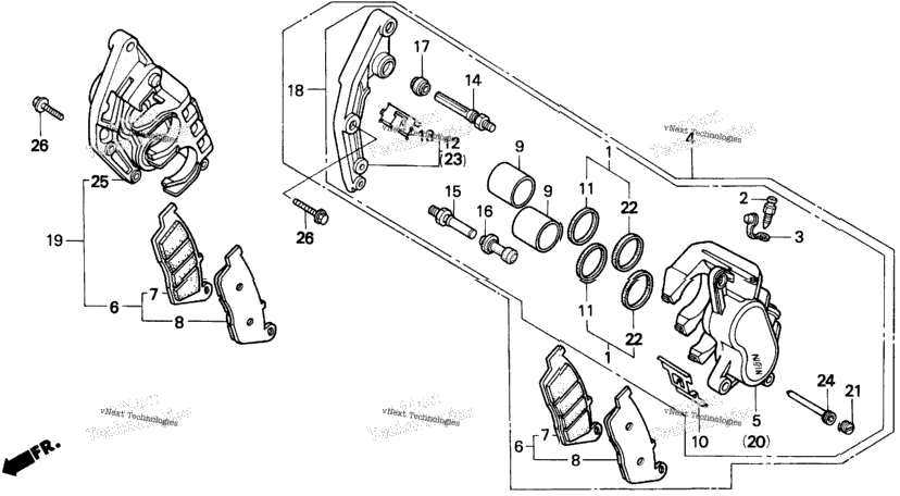 Front Brake Caliper