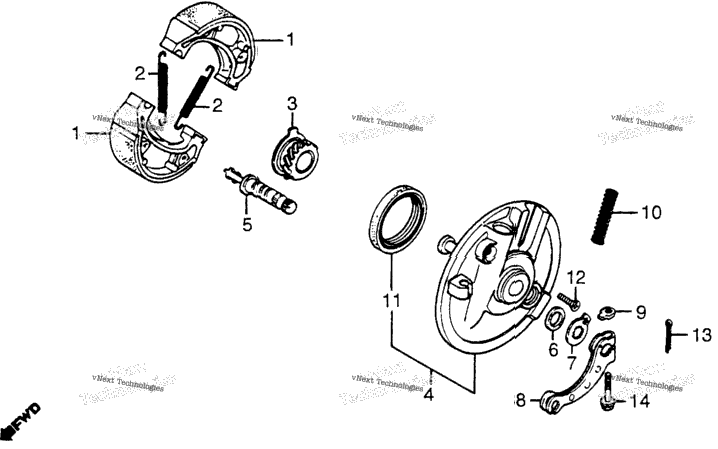 Front Brake Panel
