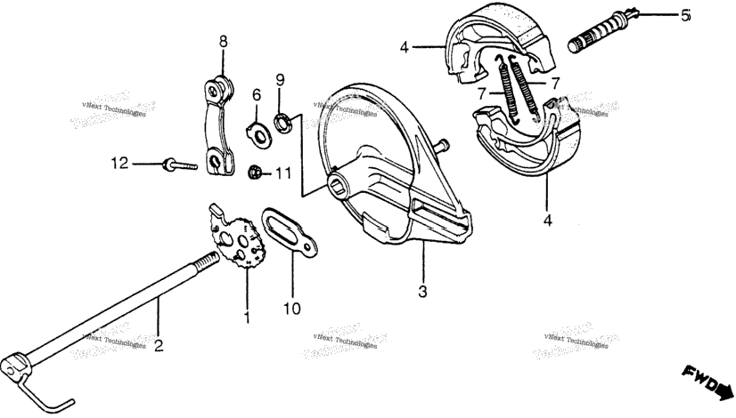Rear Brake Panel