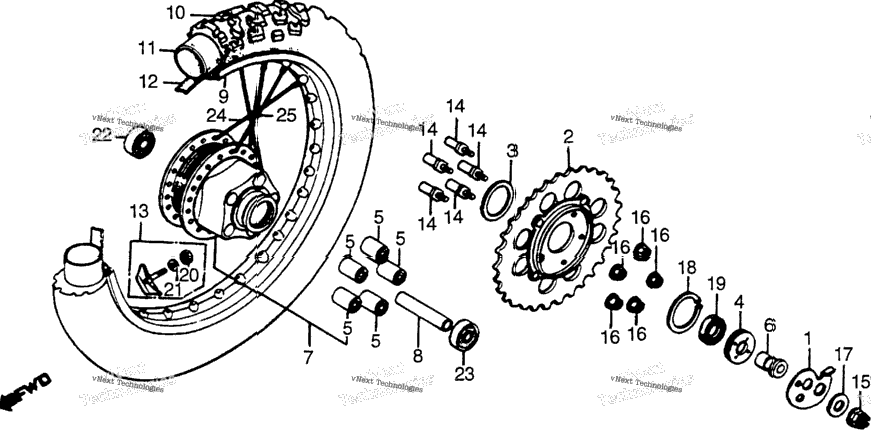 Rear Wheel