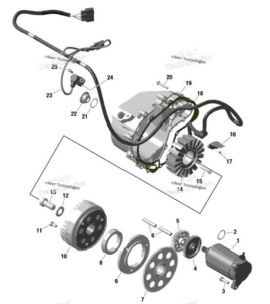 Rotax - Magneto And Electric Starter