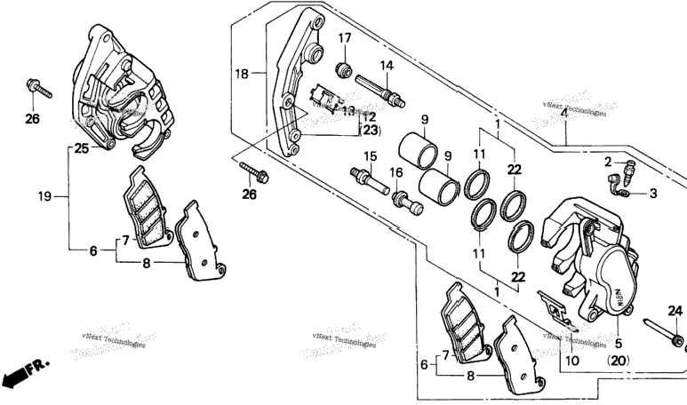 Front Brake Caliper