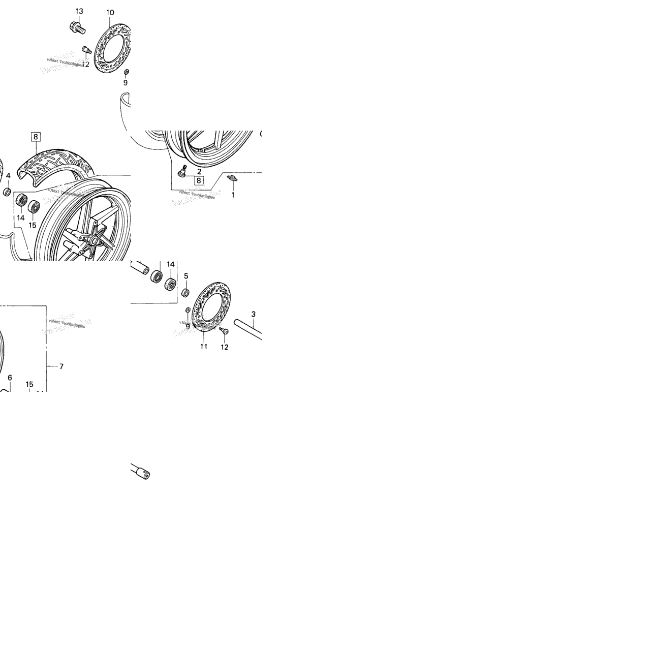 Front Wheel 90-93